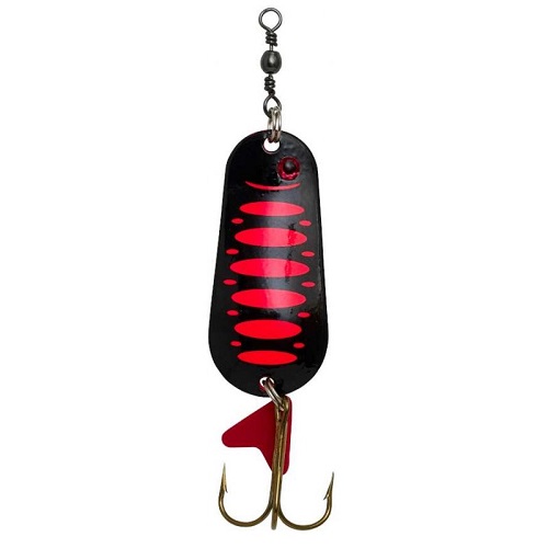 DAM Effzett Standard Fluo Red Black UV 6,5cm 30gr kašika