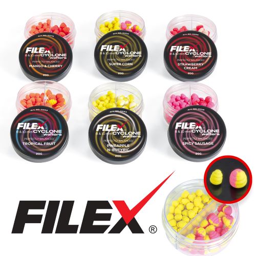 Filex Cyclone Wafters 8-10mm Mango-Cherry