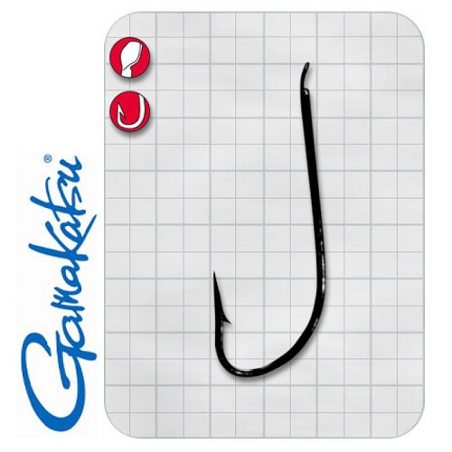 Ganci Per Trota Gamakatsu LS-708N - Kit Misure 4+6+8+10 Per Esche (Powerbait, Vermi) - Made In Japan