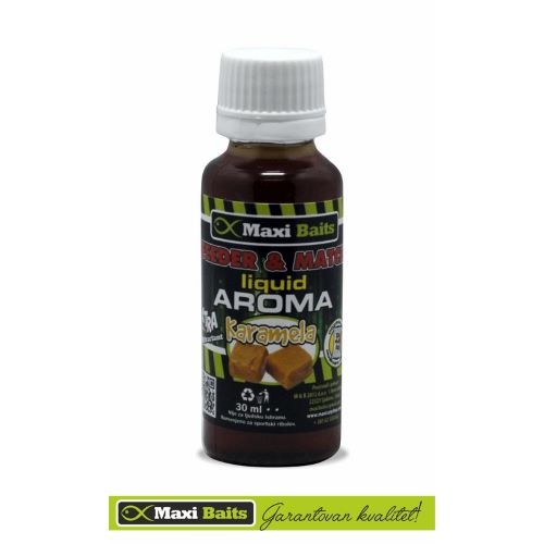 Maxi Baits Feeder & Match liquid aroma Karamela 30 ml