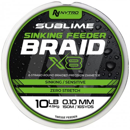 Nytro X8 sinking braid 0.10mm 150m