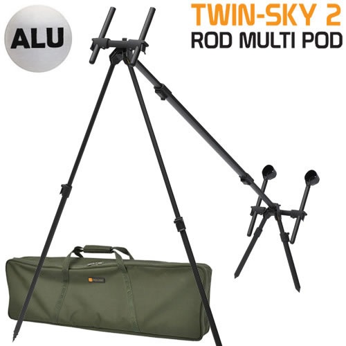 Prologic Twin Sky 2 Rod Multi Pod And Carry Bag