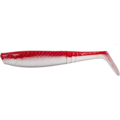 Ron Thompson Shad Paddle Tail UV Red White 10cm 7gr