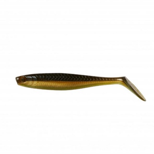 Ron Thompson Slim Shad Paddle Tail UV Olive Gold 10cm 7g