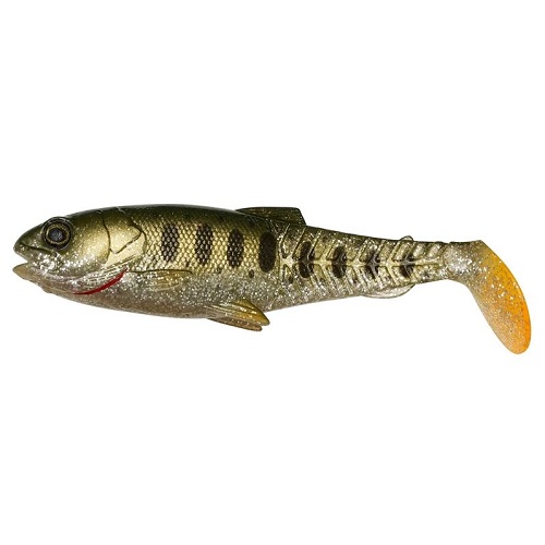Savage Gear Craft Canniball Paddletail Olive Silver Smolt 10.5cm 12gr