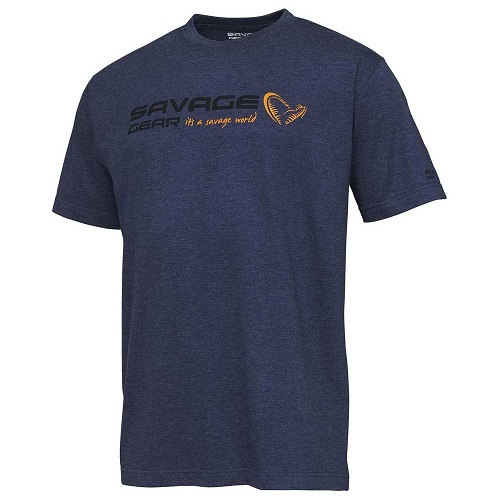 Savage Gear Signature Logo Blue M majica