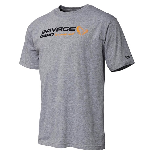Savage Gear Signature Logo Grey M majica