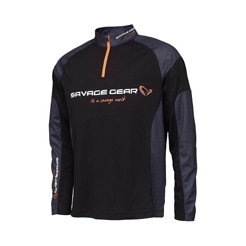 Savage Gear Tournament Dugi Rukavi Black Ink L dres