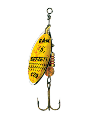 DAM Effzett Predator Yellow Glitter leptir