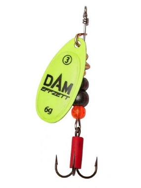 DAM Effzett Standard Fluo Yellow 6gr leptir 3