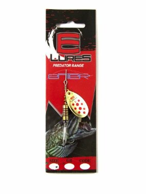 Enter Spinner Gold Red Leptir 5