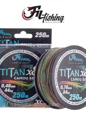 Fil Fishing Titan x8 Camou 0,40mm 250m struna