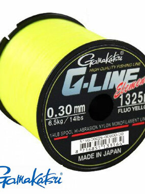 Gamakatsu G-Line element fluo yellow 0.35mm 920m najlon