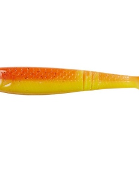 Ron Thompson Shad Paddle Tail UV Orange Yellow 8cm 3,5gr