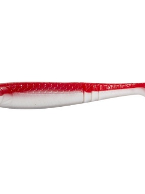 Ron Thompson Shad Paddle Tail UV Red White 8cm 3,5gr