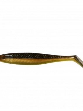 Ron Thompson Slim Shad Paddle Tail UV Olive Gold 10cm 7g