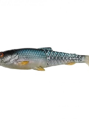 Savage Gear Craft Canniball Paddletail Green Silver 10.5cm 12gr