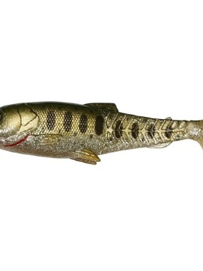 Savage Gear Craft Canniball Paddletail Olive Silver Smolt 10.5cm 12gr