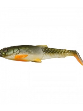 Savage Gear Craft Canniball Paddletail Olive Hot Orange 8.5cm 7gr