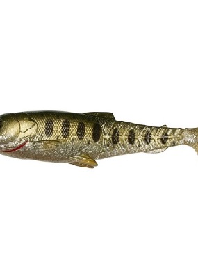 Savage Gear Craft Canniball Paddletail Olive Silver Smolt 8.5cm 7gr