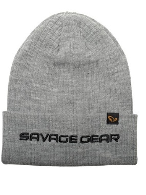 Savage Gear Fold Up Beanie Light Grey kapa