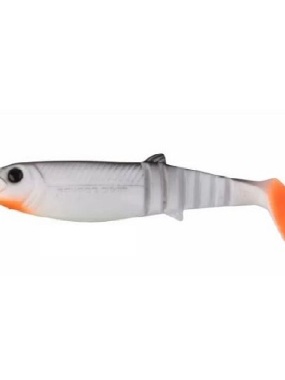 Savage Gear LB Cannibal Shad White Black 8cm 5gr