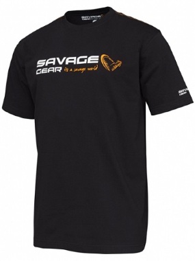 Savage Gear Signature Logo Black L majica