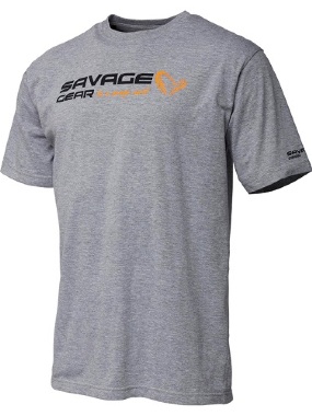 Savage Gear Signature Logo Grey M majica